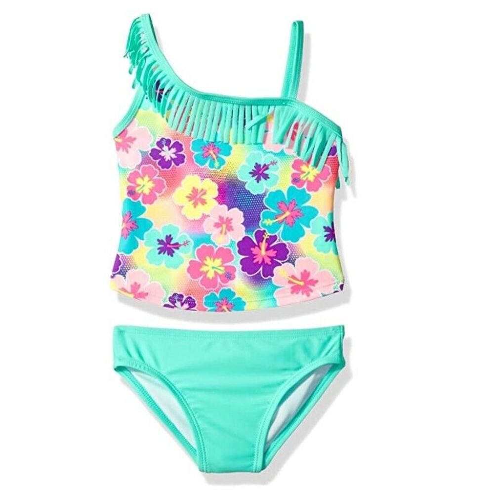 Freestyle Revolution Tropical Tankini Swimsuit Multicolor Size 16